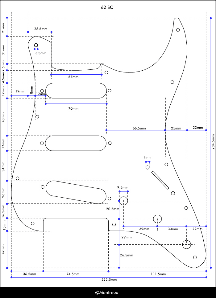 Fender Stratocaster Body Template Pdf